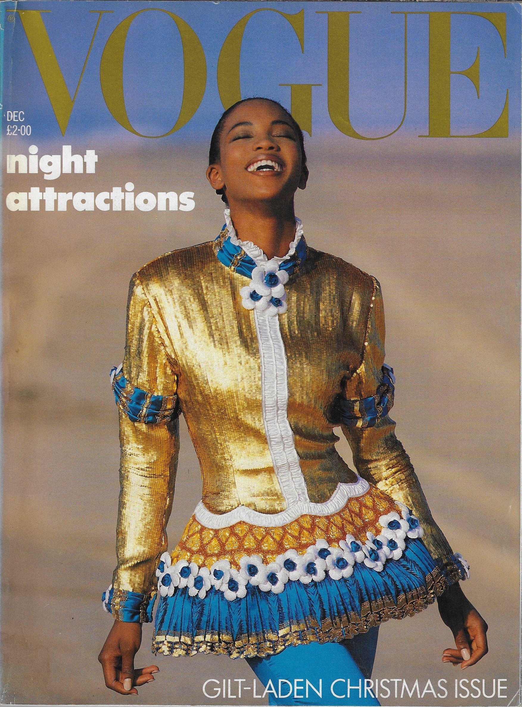 Vogue Magazine December 1987 - Naomi Campbell