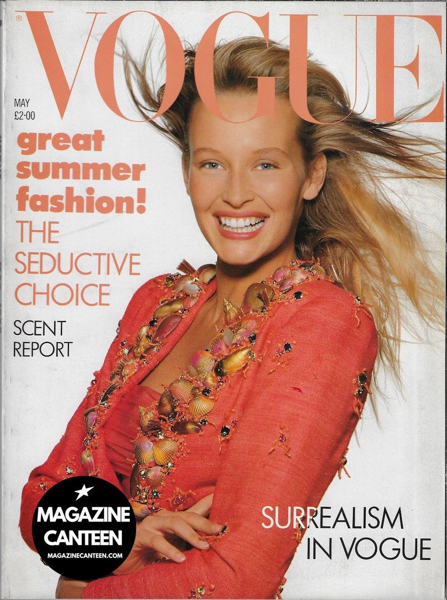 Vogue Magazine May 1988 - Estelle Lefebure 