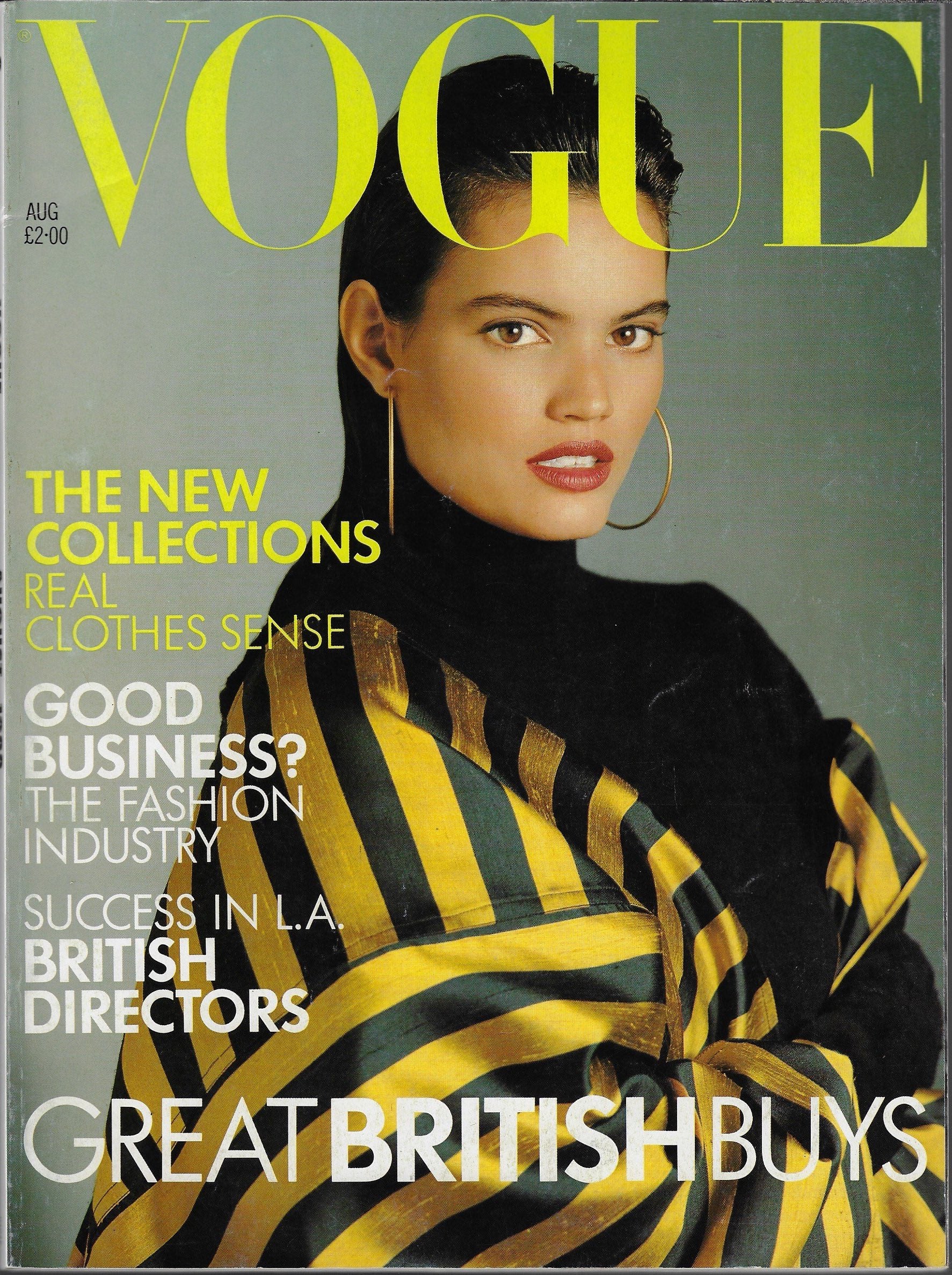 Vogue Magazine August 1988 - Tully Jensen Herb Ritts