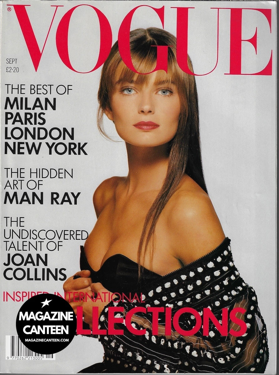 Vogue Magazine September 1988 - Paulina Porizkova 