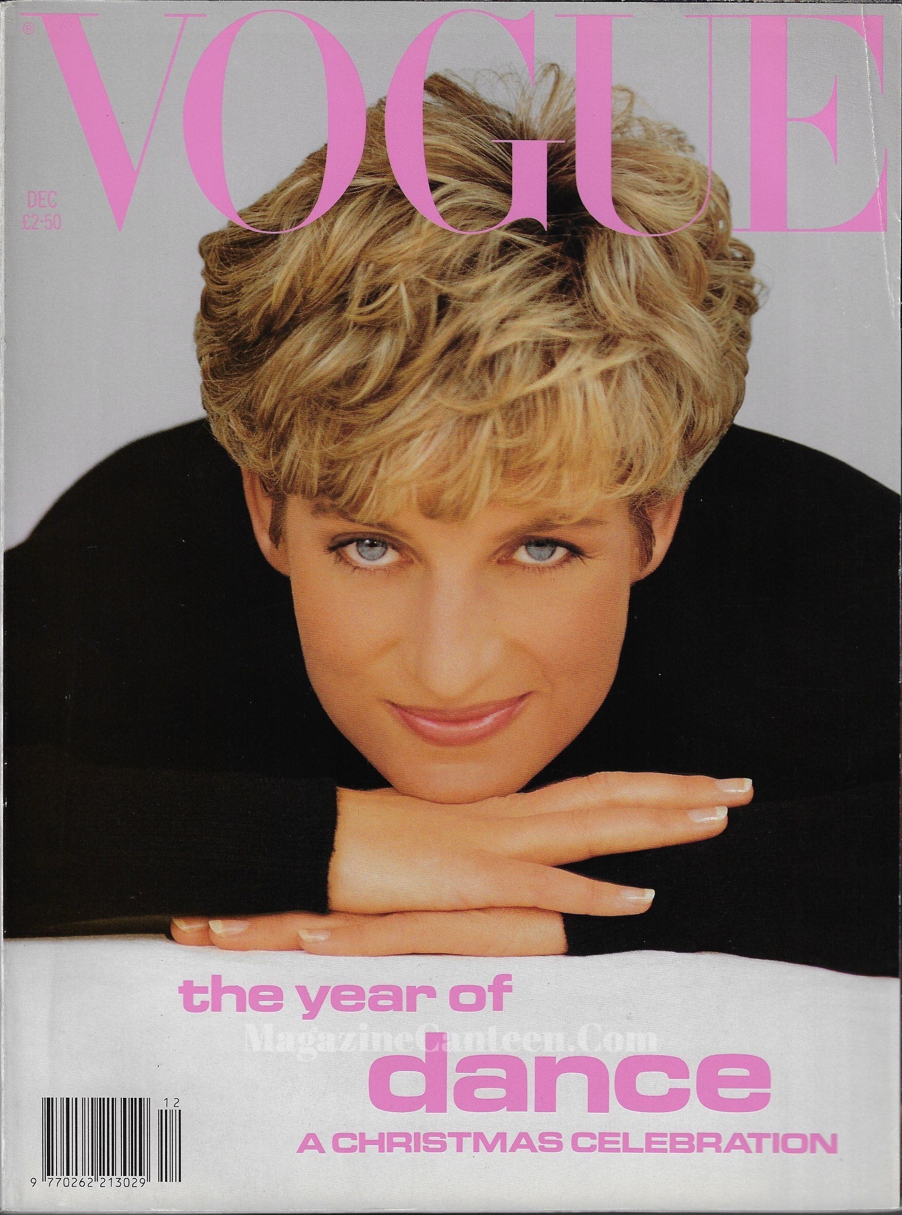 Vogue Magazine December 1991 - Princess Diana