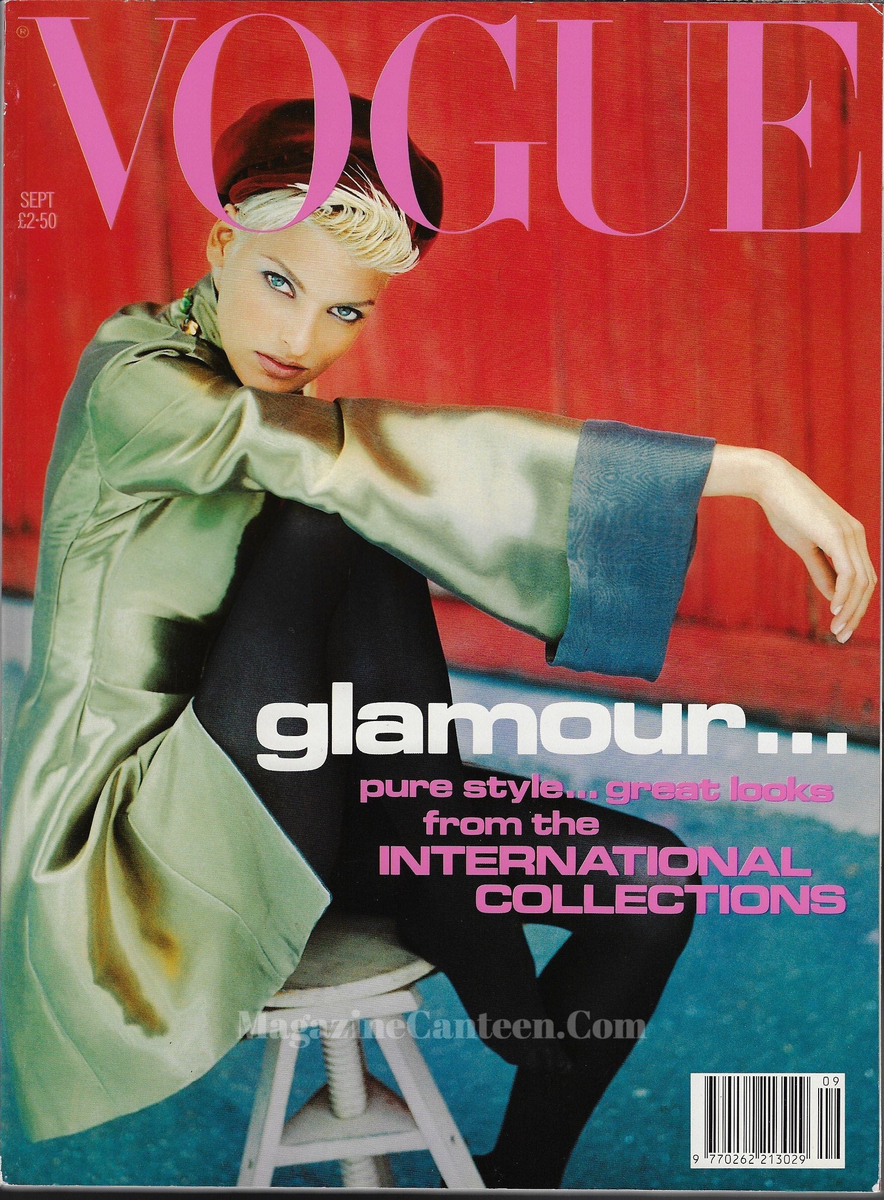 Vogue Magazine September 1991 - Linda Evangelista