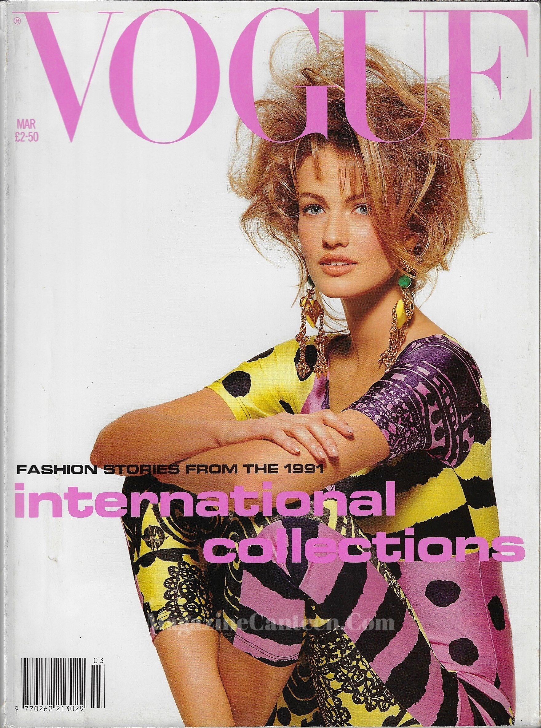 Vogue Magazine March 1991 - Karen Mulder