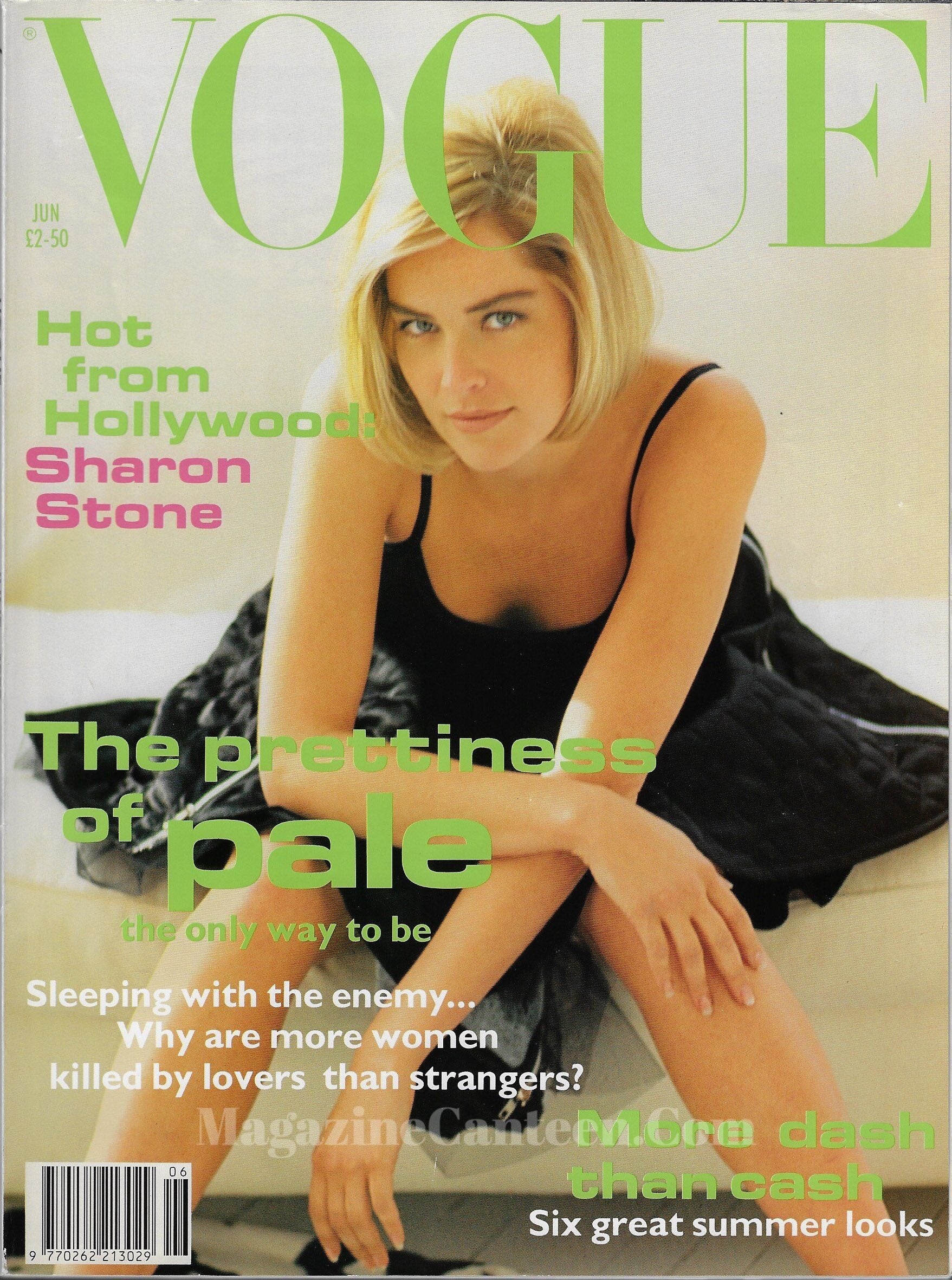 Vogue Magazine June 1992 - Sharon Stone