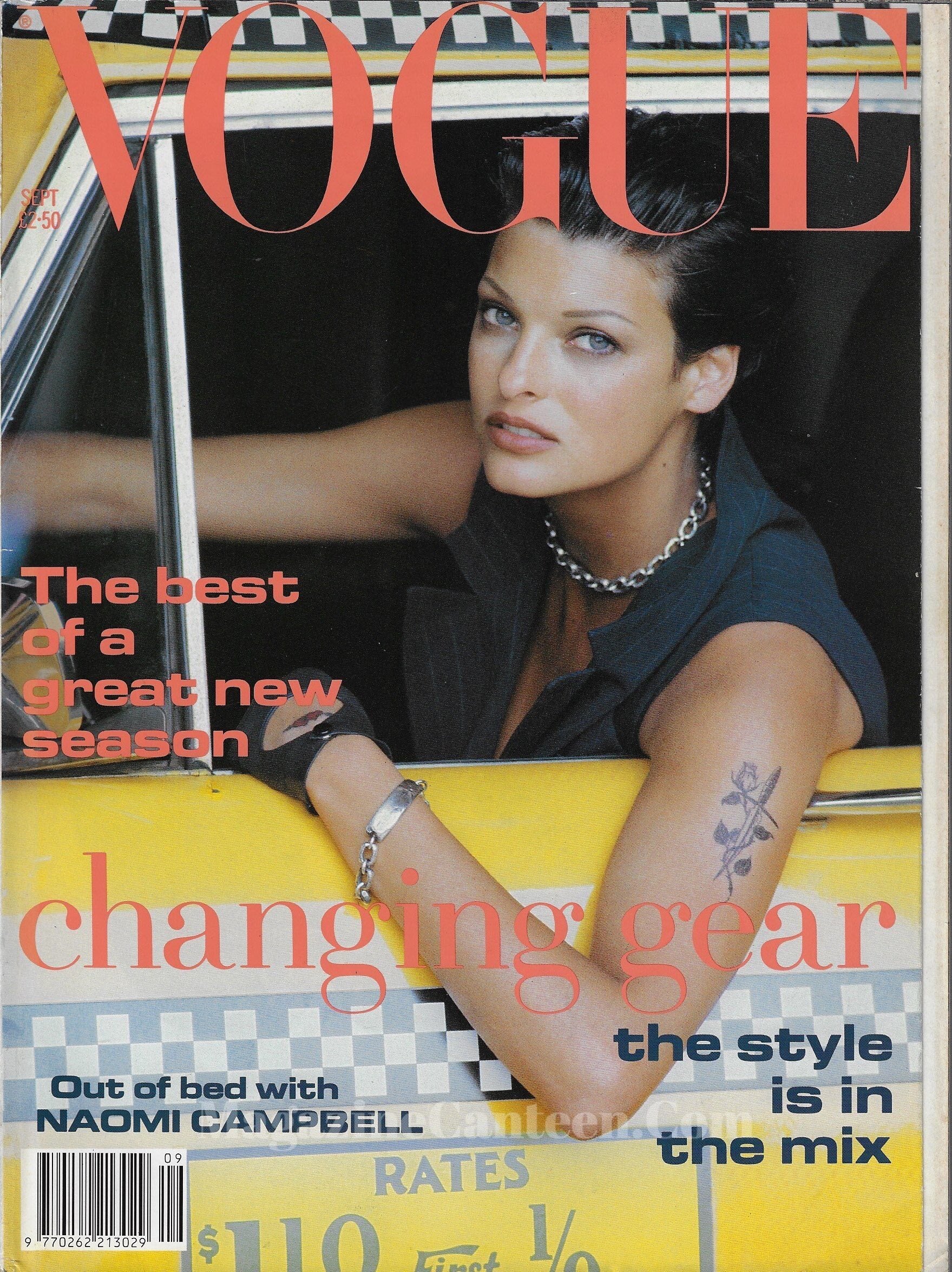 Vogue Magazine September 1992 - Linda Evangelista