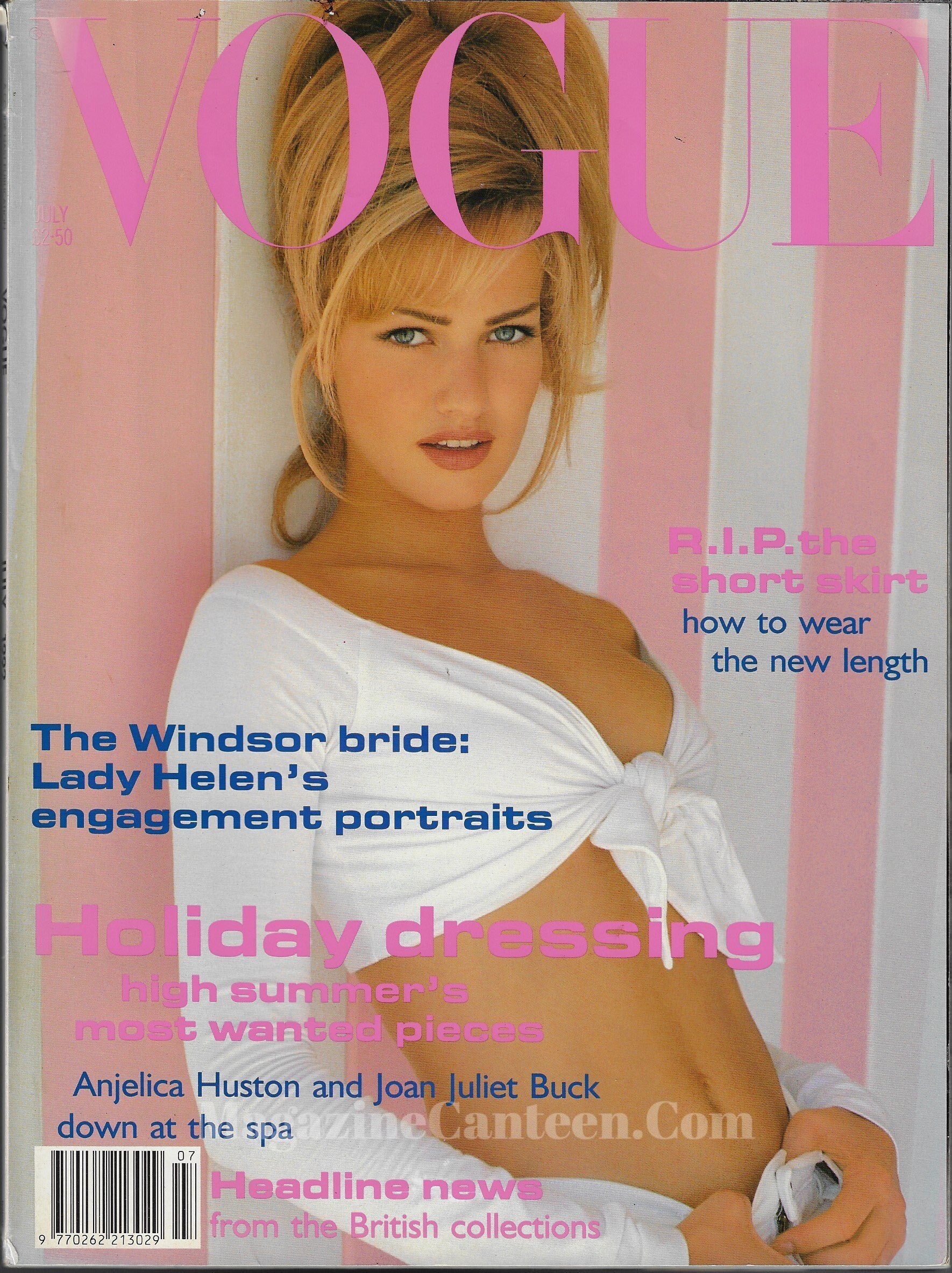 Vogue Magazine July 1992 - Karen Mulder