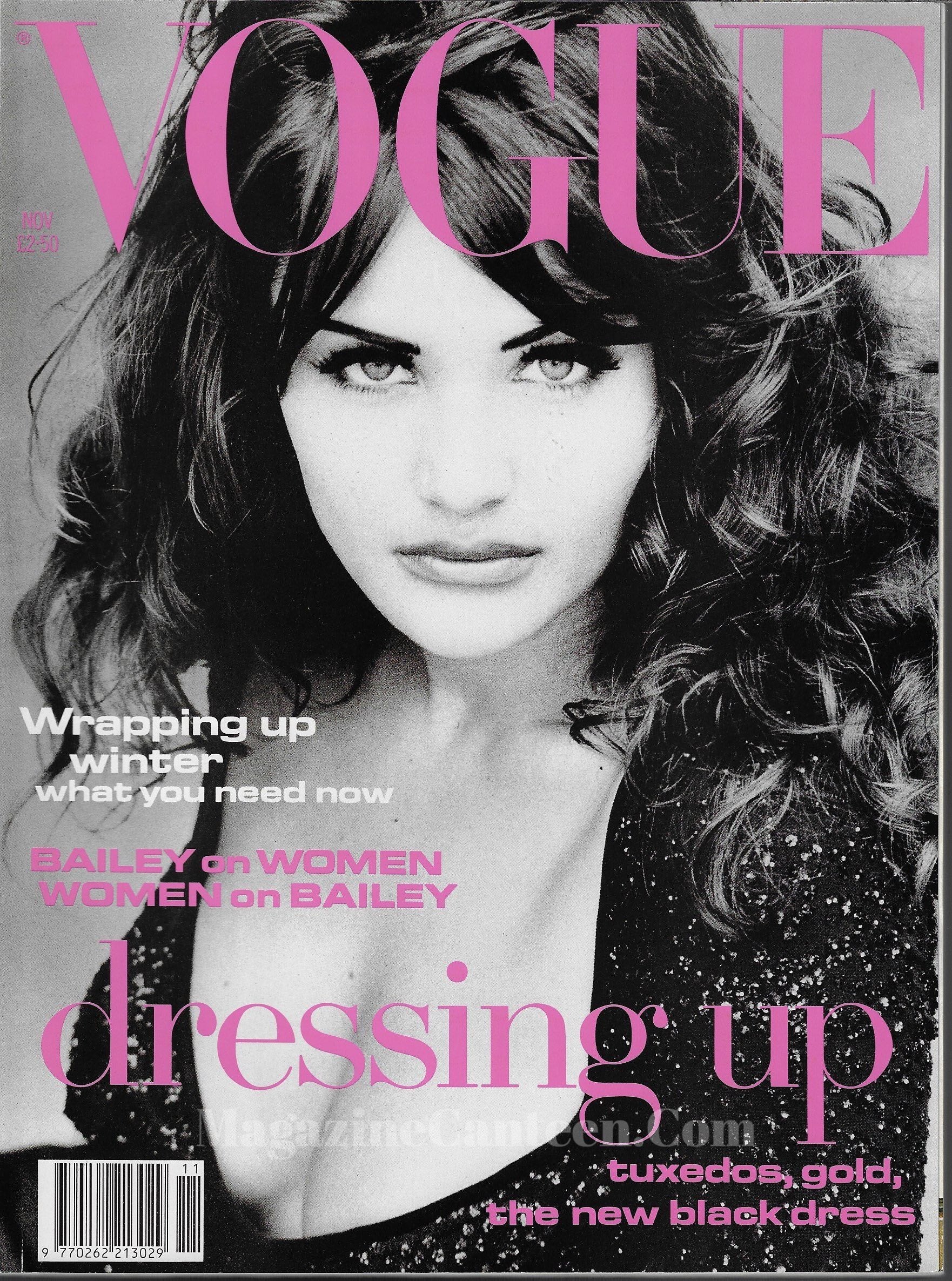 Vogue Magazine November 1992 - Helena Christensen