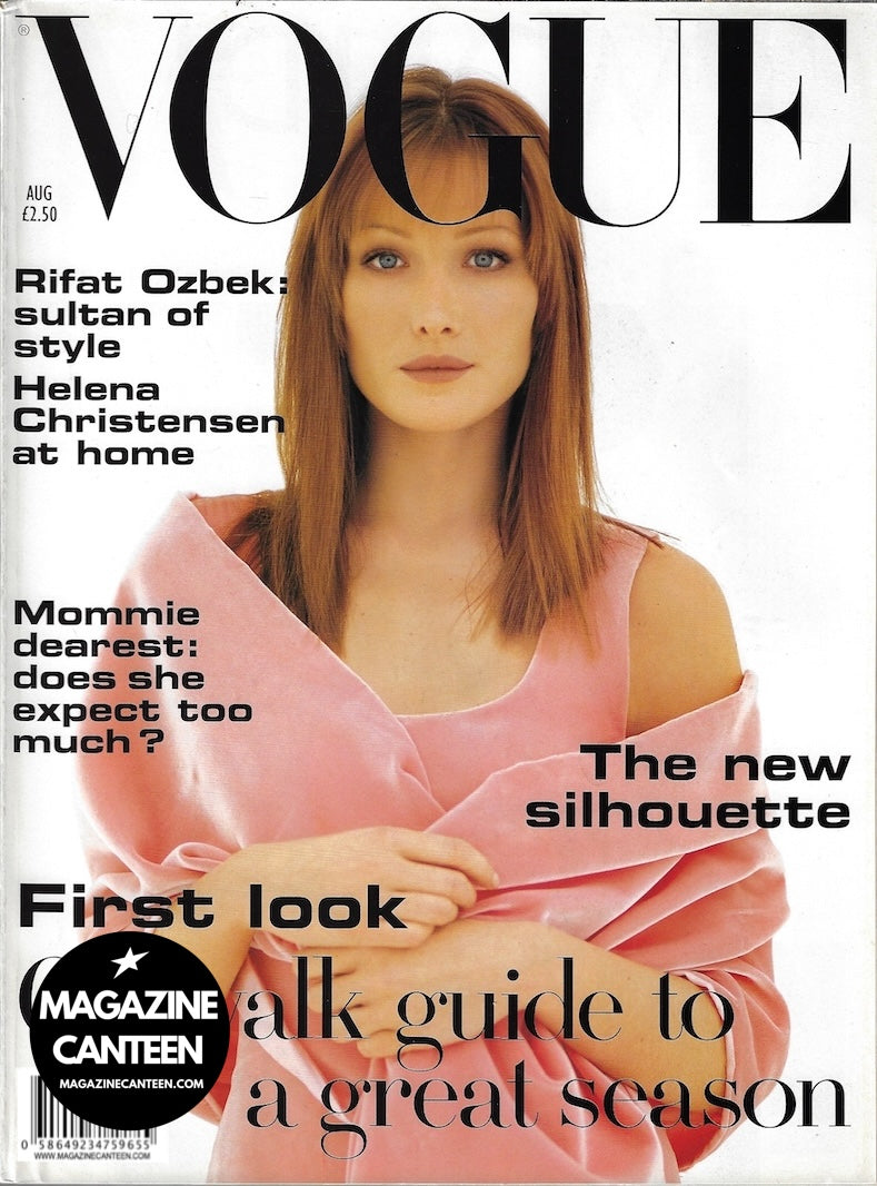 Vogue Magazine August 1993 - CARLA BRUNI 