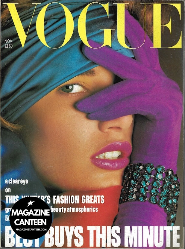 Vogue Magazine November 1984 - SUZANNE LANZA Bruce Weber IMAN