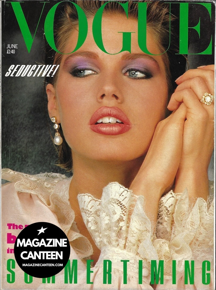 Vogue Magazine June 1983 - TERENCE DONOVAN Christopher Lambert BRUCE WEBER