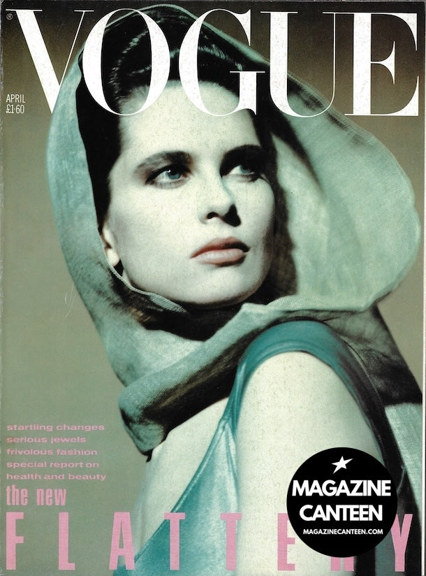Vogue Magazine April 1984 - Elisabetta Ramella PAOLO ROVERSI Hardy Amies IAN MCKELLEN