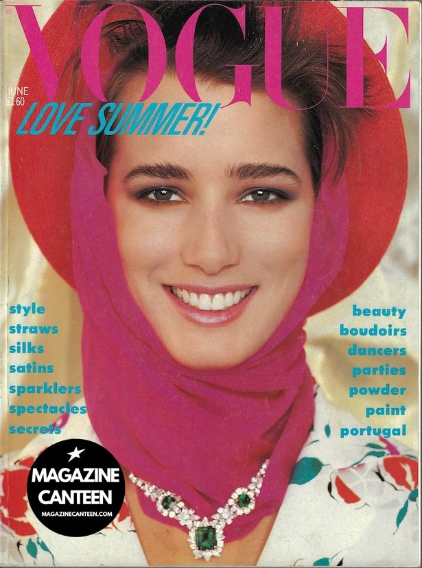 Vogue Magazine June 1984 - Suzanne Lanza MICHAEL CLARK Howard Hodgkin STING