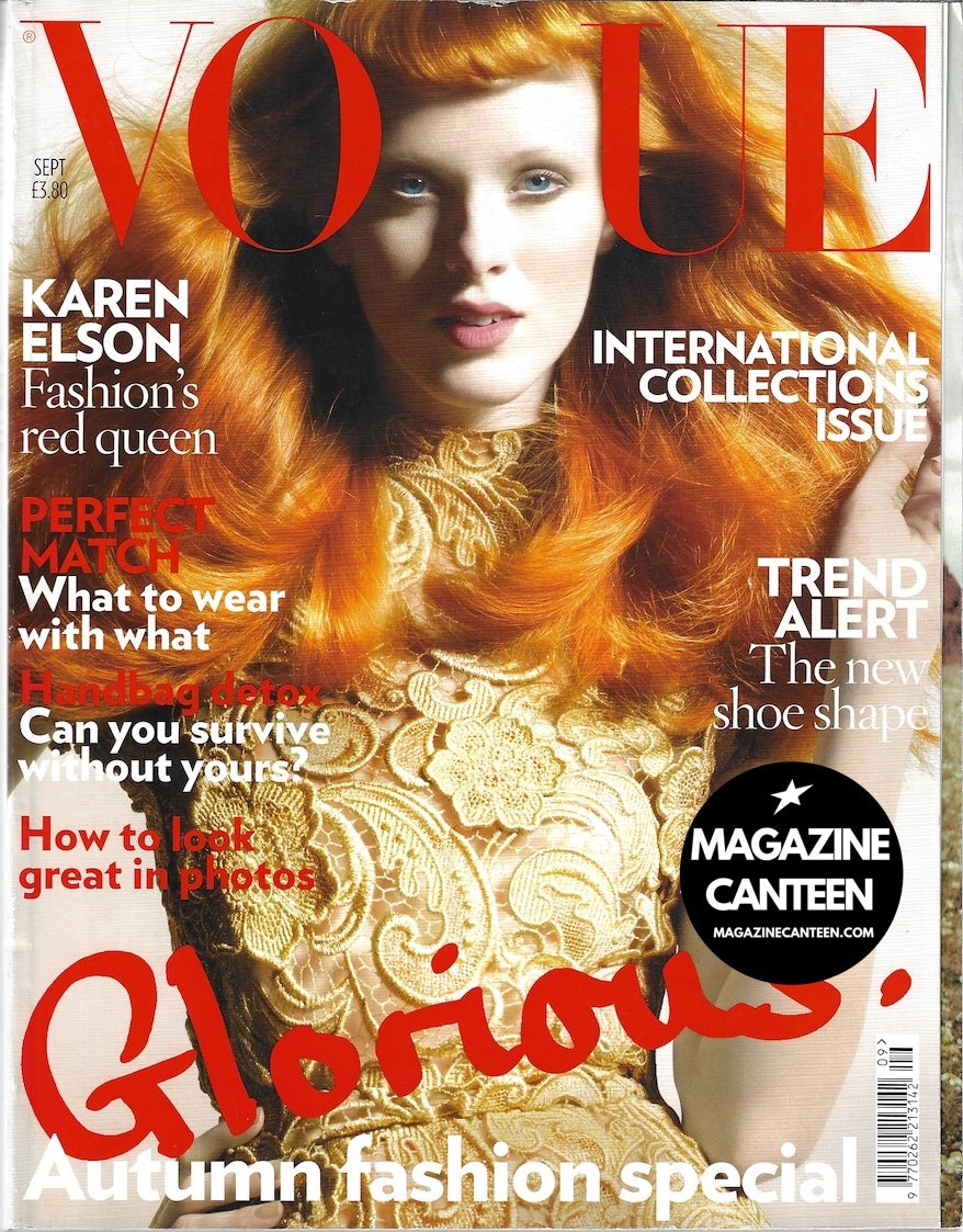 Vogue Magazine September 2008 - Karen Elson 