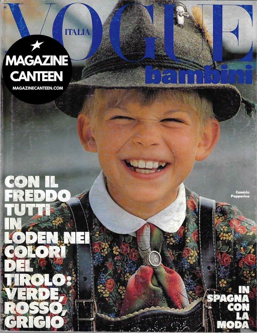 Vogue Bambini Magazine - Andre Rau Neil Kirk 1985 austria