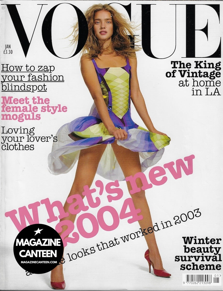 Vogue Magazine January 2004 - Natalia Vodianova Tesh – magazine