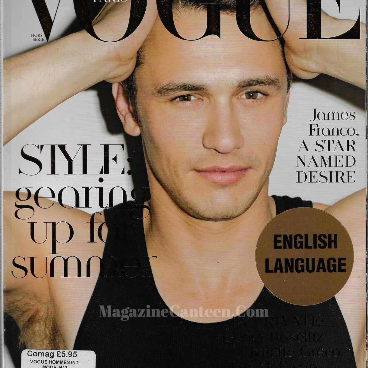 Vogue Hommes Magazine - James Franco – magazine canteen