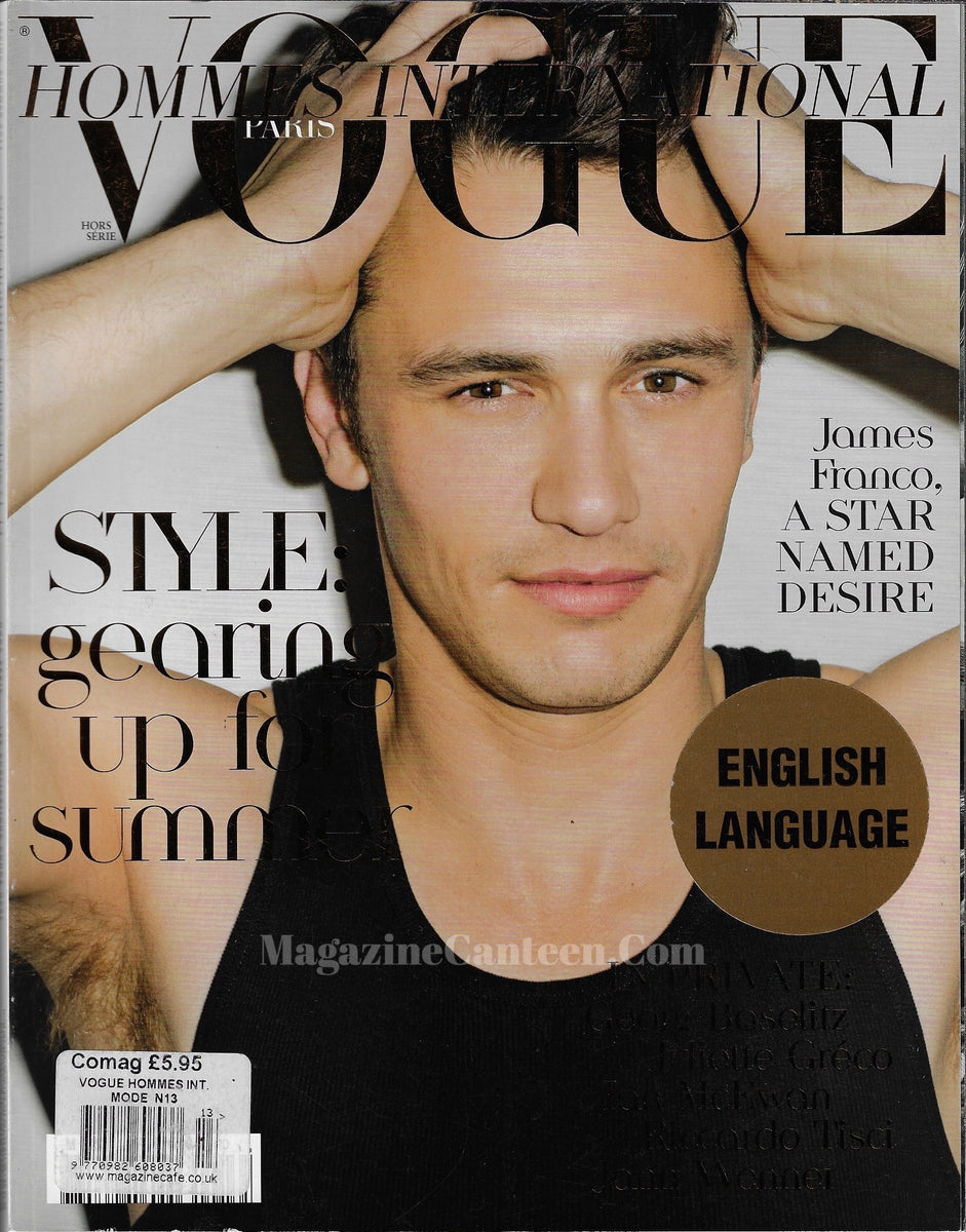 Vogue Hommes Magazine - James Franco – magazine canteen