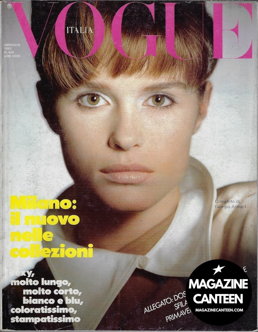 Vogue Italia Magazine - Jacki Adams YASMIN LE BON Veronica Webb