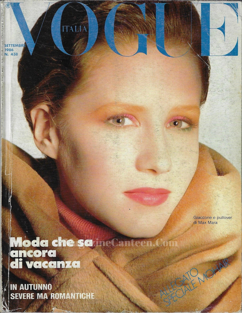 Vogue Italia Magazine 1986 - Alison Cohn – magazine canteen