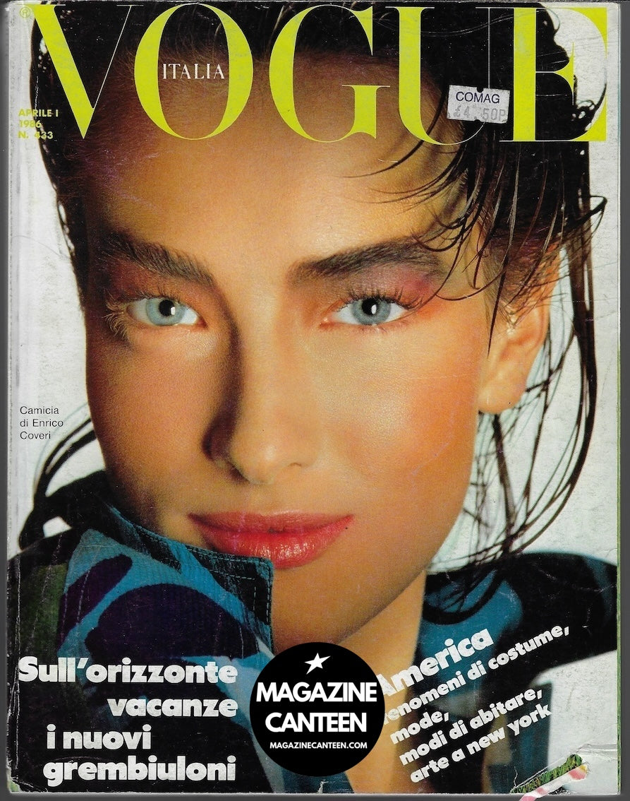 Vogue Italia Magazine 1986 - Tatjana Patitz HIRO Bill King CARLO ORSI