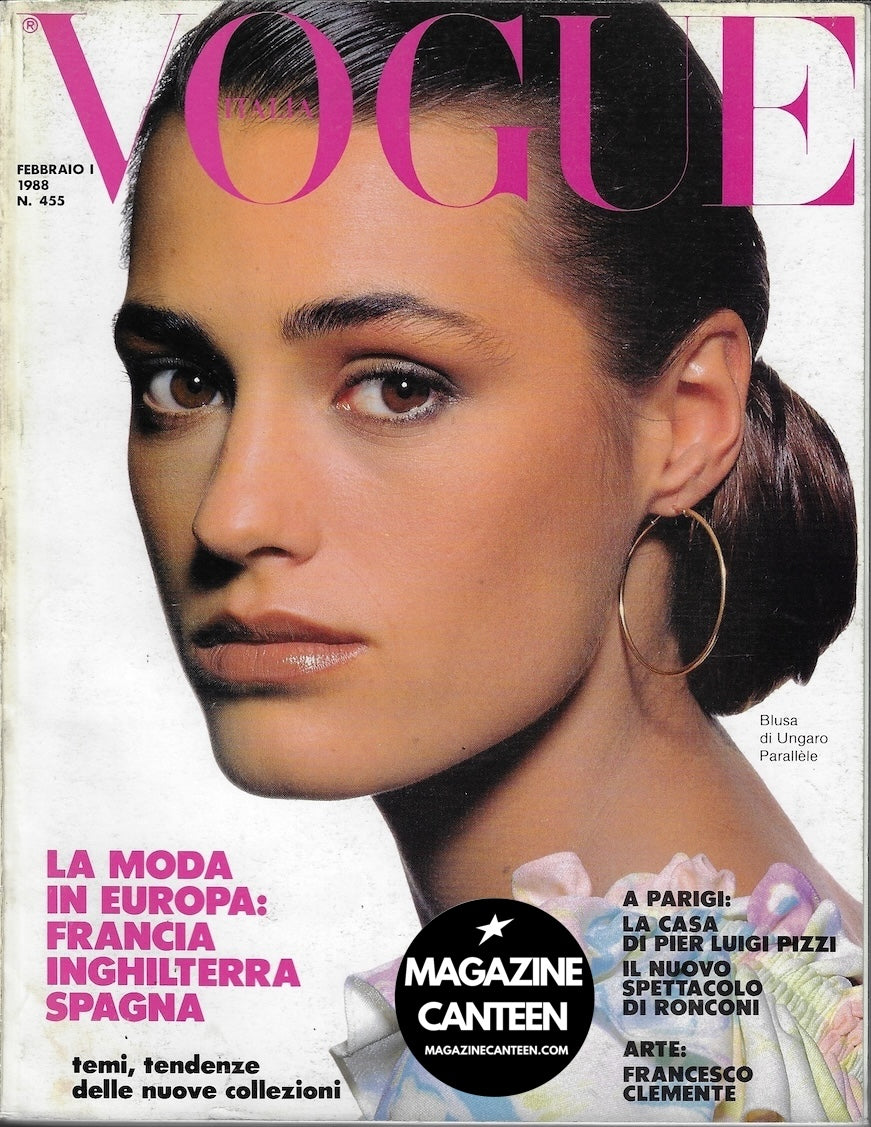 Vogue Italia Magazine 1988 - Yasmin Le Bon BEATRICE DALLE Roberta Chirko
