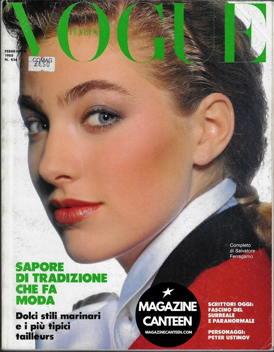 Vogue Italia Magazine - Elaine Irwin STEVEN KLEIN Peter Ustinov