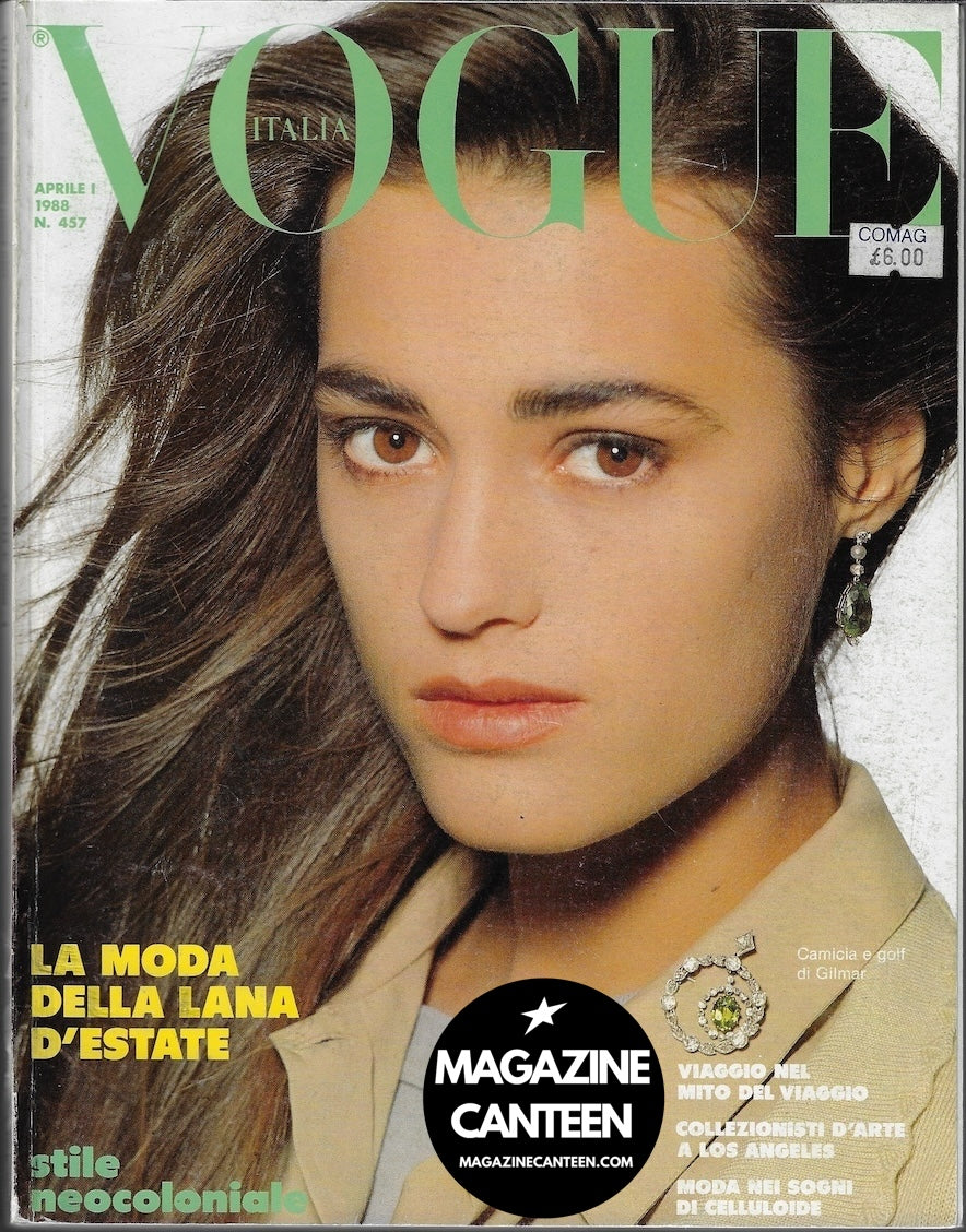 Vogue Italia Magazine 1988 - Yasmin Le Bon MANDY SMITH Tyen SEAN YOUNG