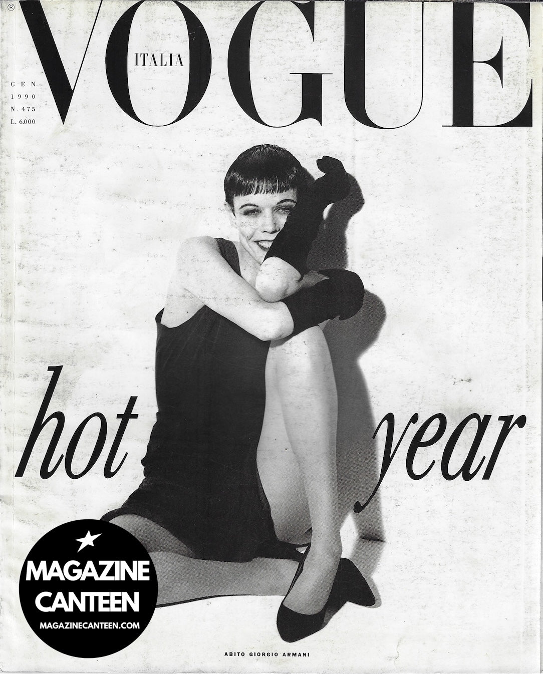 Vogue Italia Magazine 1990 - Wallis Franken CLAUDIA SCHIFFER Carre Otis