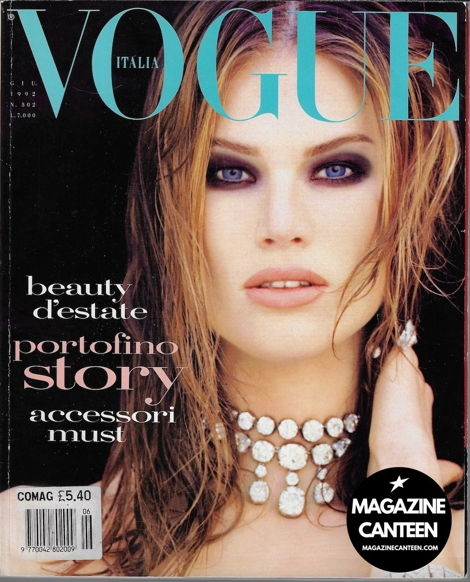 Vogue Italia Magazine 1992 - Meghan Douglas CINDY CRAWFORD Naomi Campbell