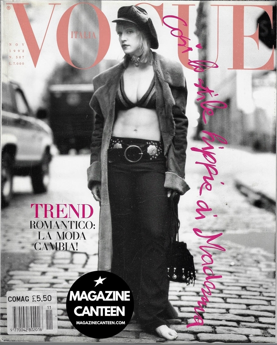 Vogue Italia Magazine 1992 - MADONNA Kate Moss CHRISTY TURLINGTON
