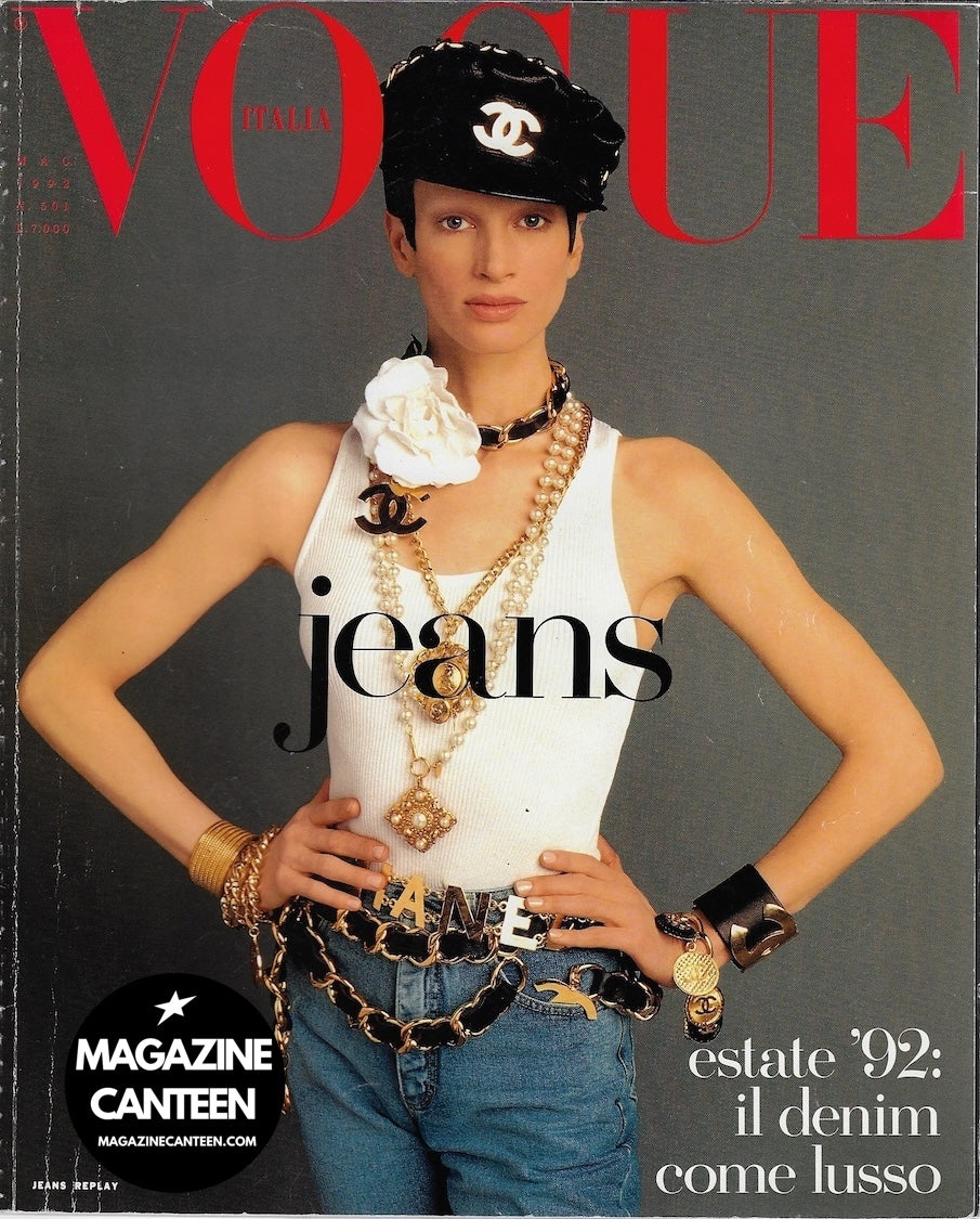 Vogue Italia Magazine 1992 - Kristen McMenamy TURLINGTON Christensen