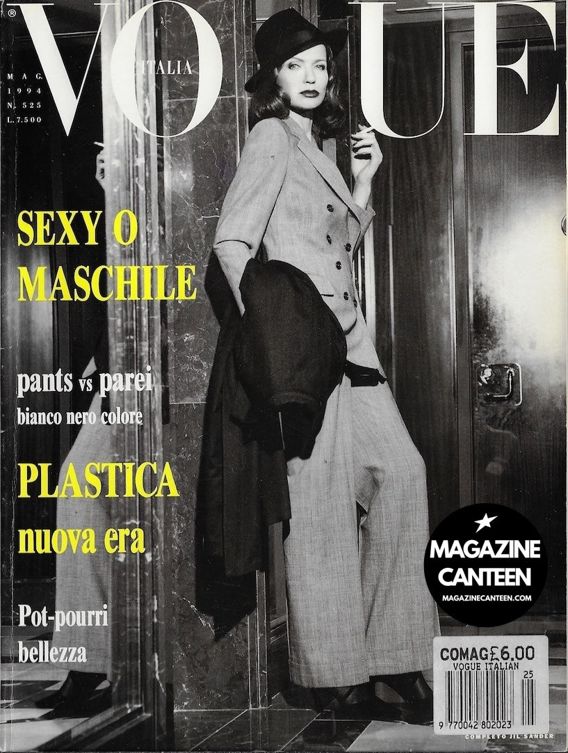 Vogue Italia Magazine 1994 - VERUSCHKA Rosanna Arquette EVANGELISTA