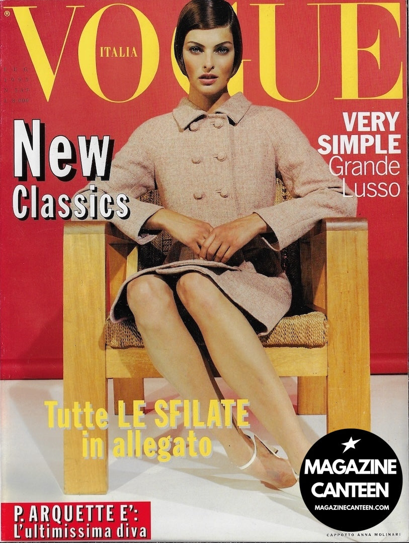 Vogue Italia Magazine & Supplement 1995 - Linda Evangelista