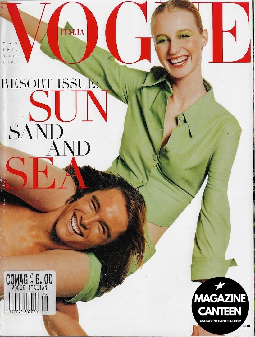 Vogue Italia Magazine 1996 - ESTHER DE JONG Lisa Marie Presley BRUCE WEBER