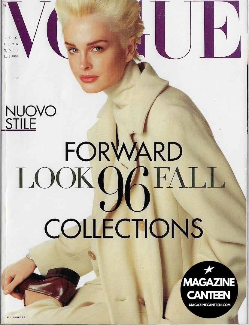 Vogue Italia Magazine 1996 - Kylie Bax