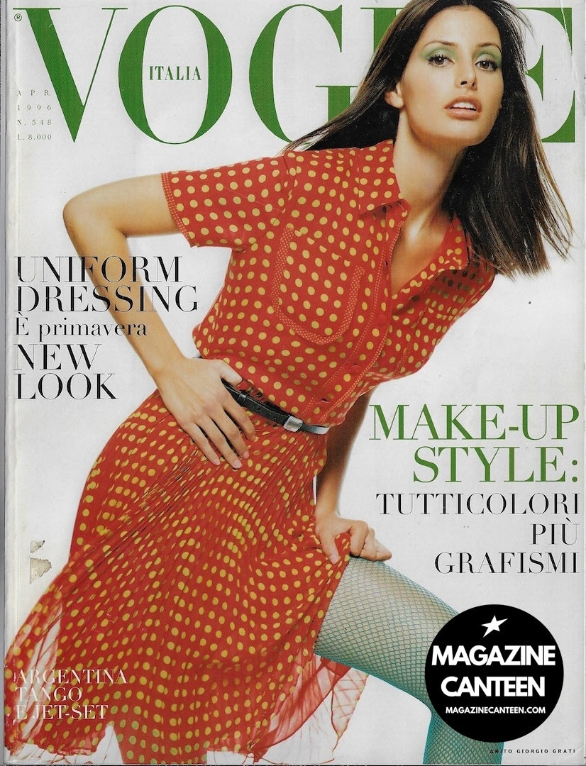 Vogue Italia Magazine 1996 - Elsa Benitez LIV TYLER Carla Bruni