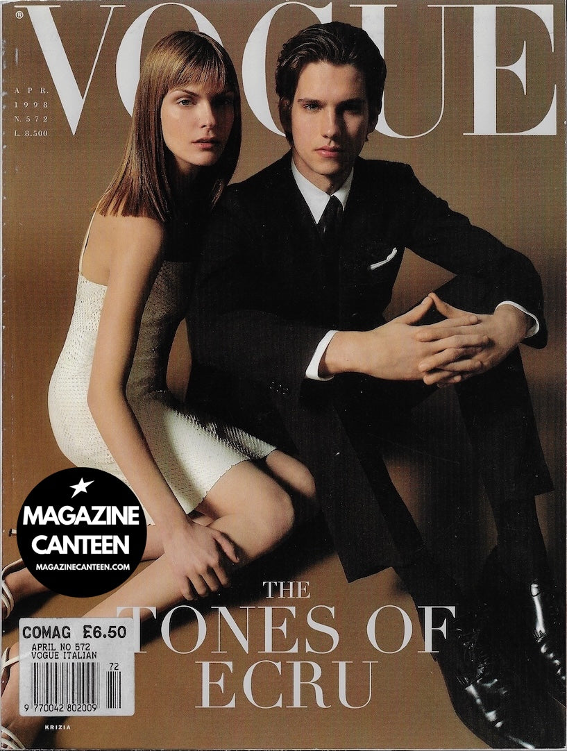 Vogue Italia Magazine 1998 - Heather Stohler KIRSTEN OWEN Milla Jovovich