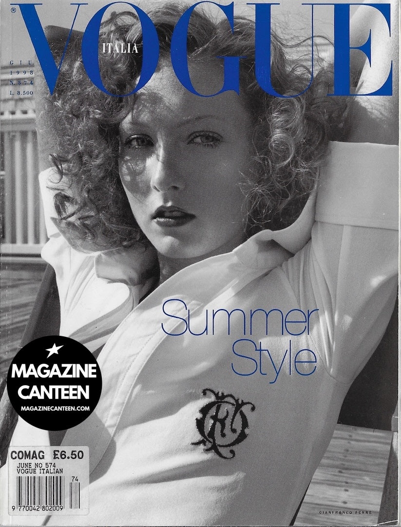 Vogue Italia Magazine 1998 - Maggie Rizer TIM WALKER Milla Jovovich