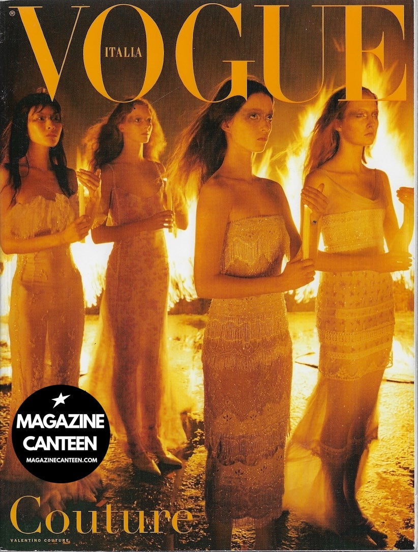 Vogue Italia Magazine 1998 - Audrey Marnay STEVE HIETT Maggie Rizer