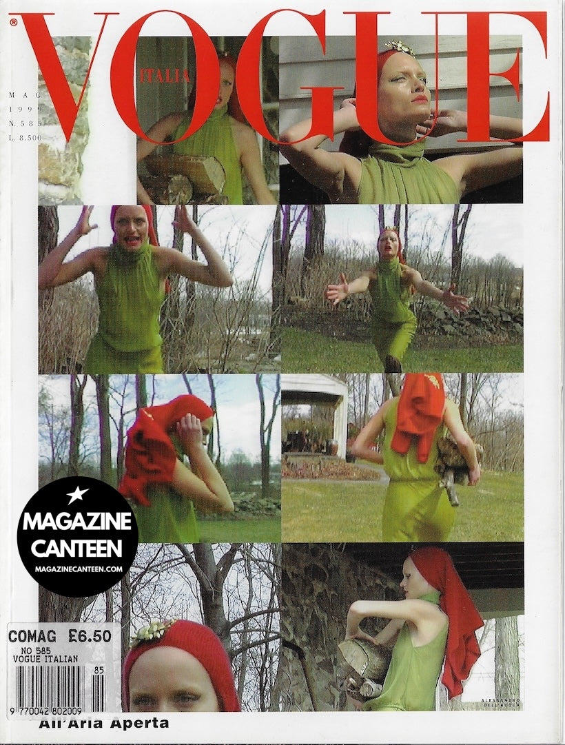 Vogue Italia Magazine 1999 - AMBER VALLETTA Grey Gardens