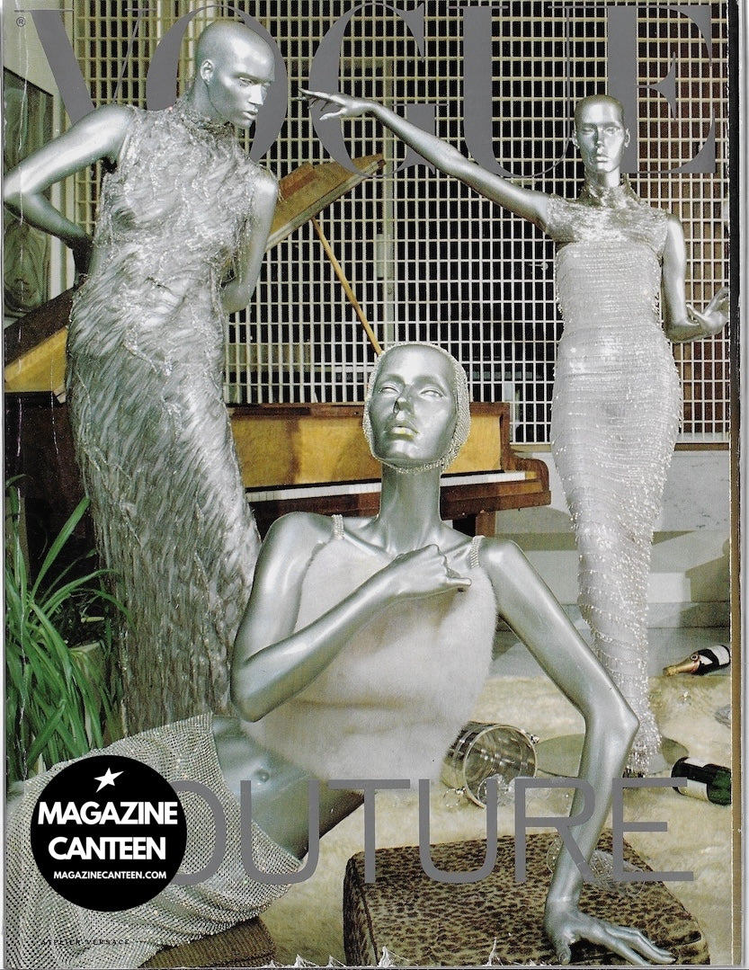Vogue Italia Magazine 1998 - Mannequins ZOE GAZE Audrey Marnay
