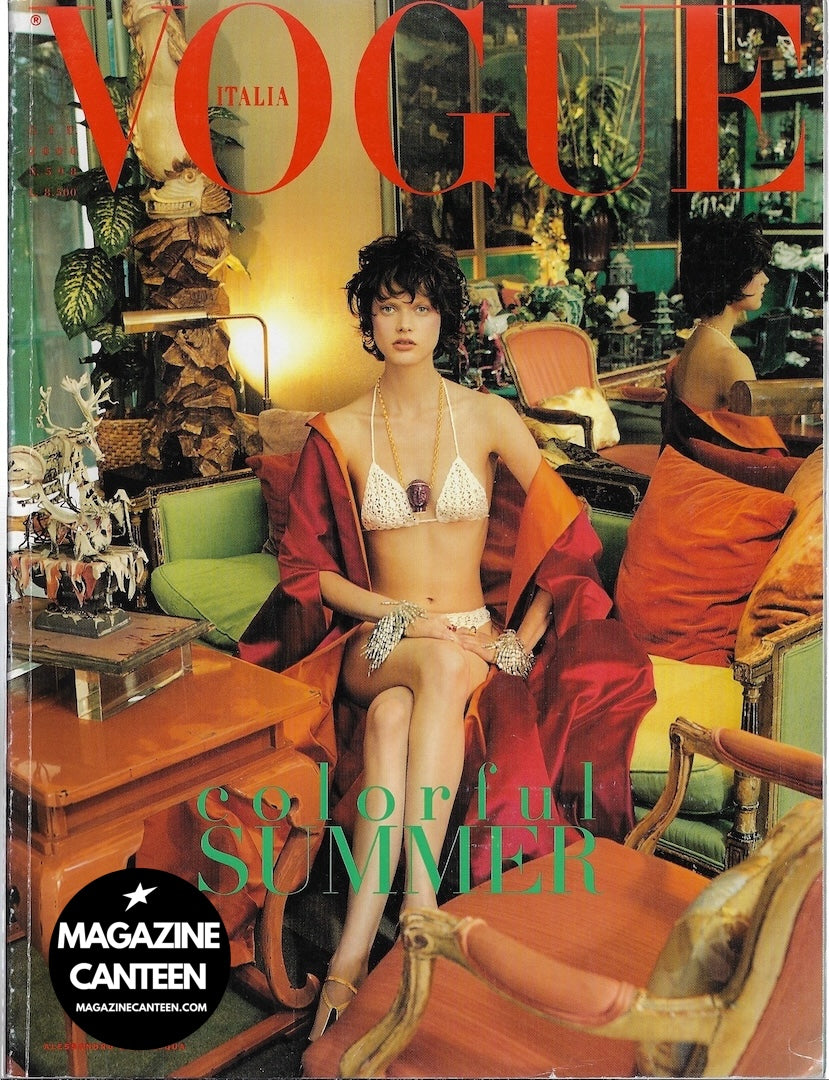 Vogue Italia Magazine 2000 - Malgosia Bela TIM WALKER Elaine Constantine