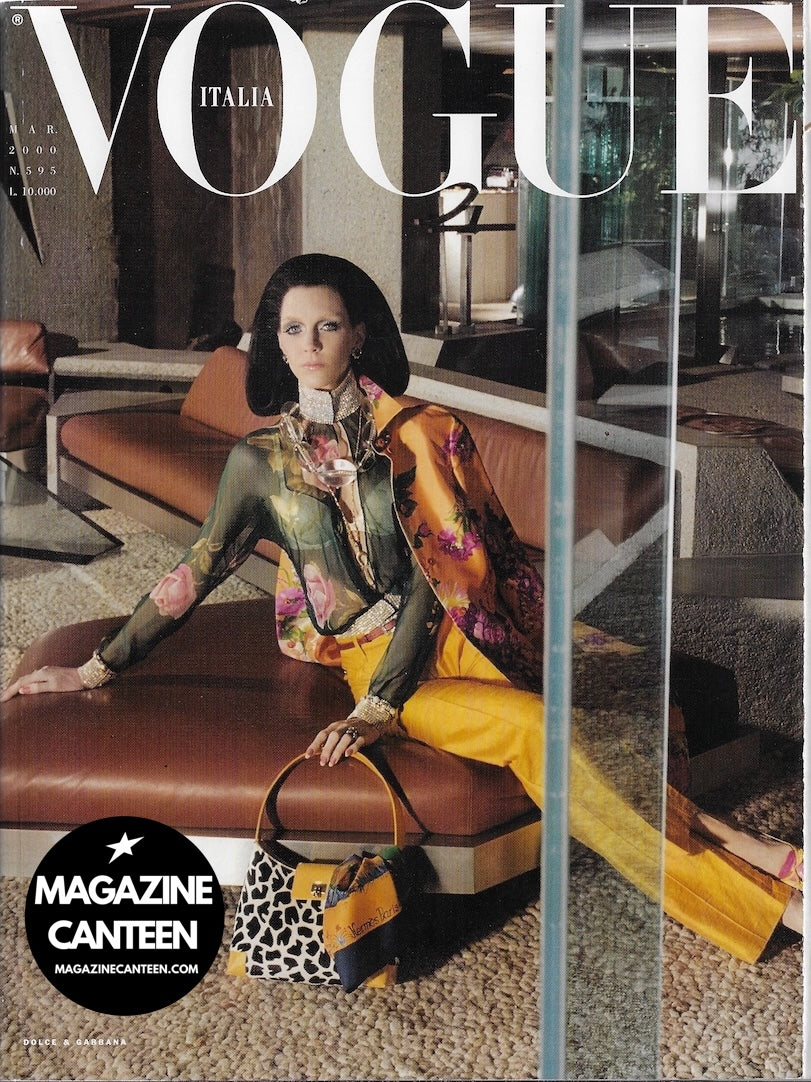 Vogue Italia Magazine 2000 - Hannelore Knuts STEVEN KLEIN Hilary Swank