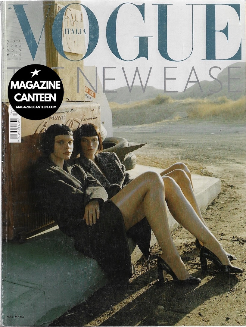 Vogue Italia Magazine 2003 - JESSICA STAM Linda Evangelista