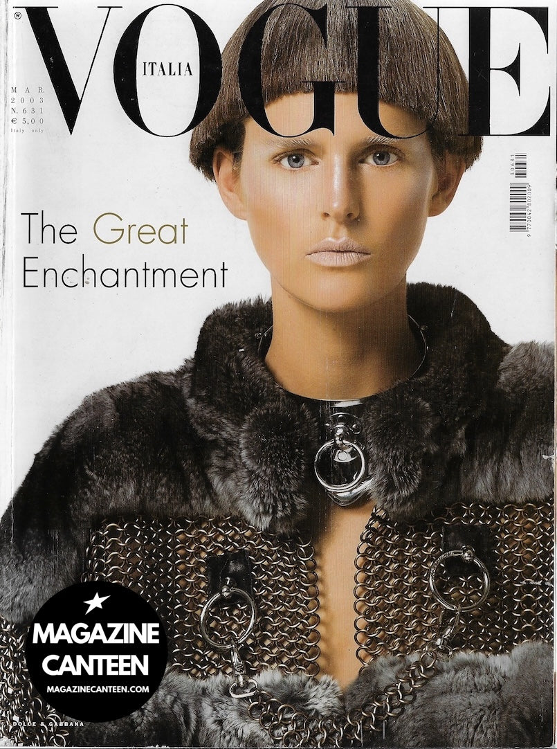 Vogue Italia Magazine 2003 - STELLA TENNANT Natalia Vodianova