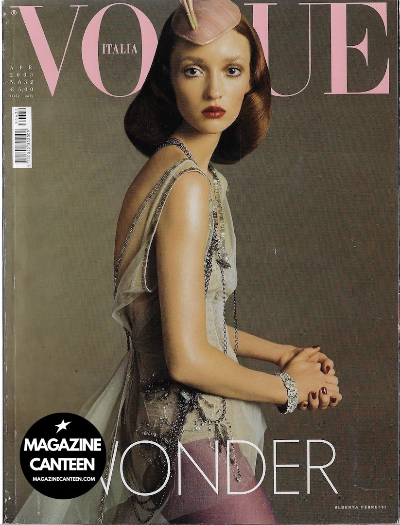 Vogue Italia Magazine 2003 - Audrey Marnay BRUCE WEBER MariaCarla Boscono