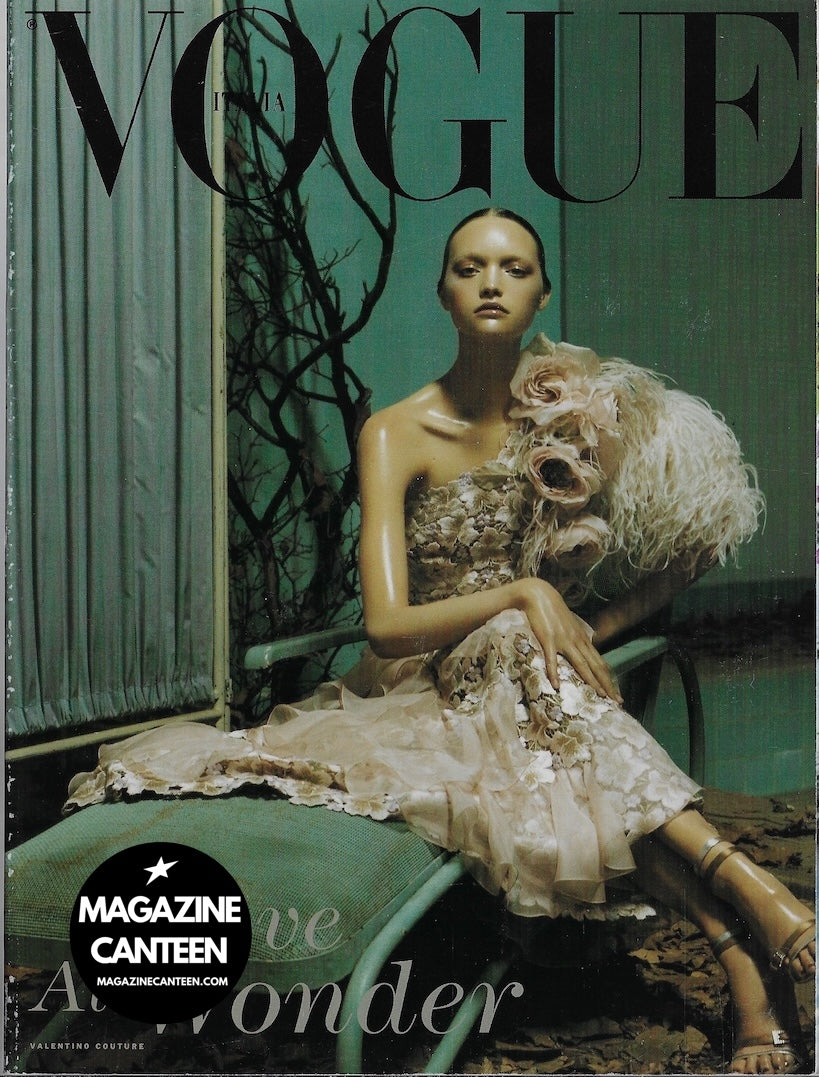 Vogue Italia Magazine 2004 - GEMMA WARD Natalia Vodianova