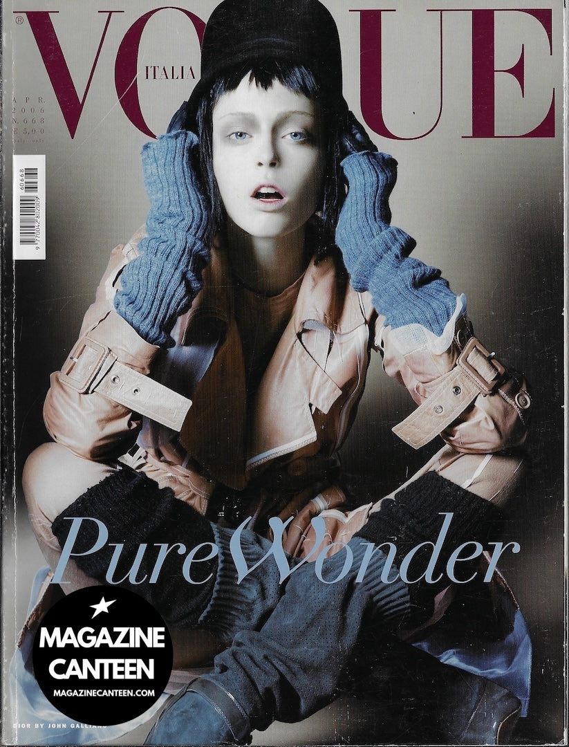 Vogue Italia Magazine 2006 - COCO ROCHA Anja Rubik FREJA BEHA
