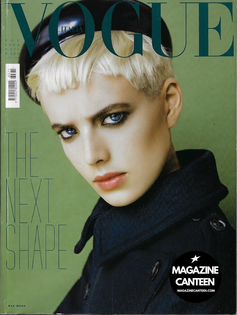 Vogue Italia Magazine 2006 - Agyness Deyn TIM WALKER Jessica Stam