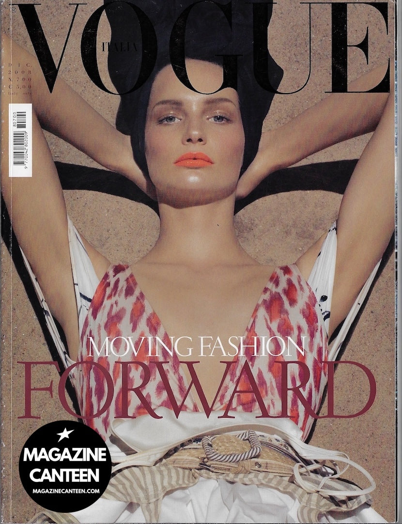 Vogue Italia Magazine 2008 - Katrin Thormann LARA STONE Bruce Weber